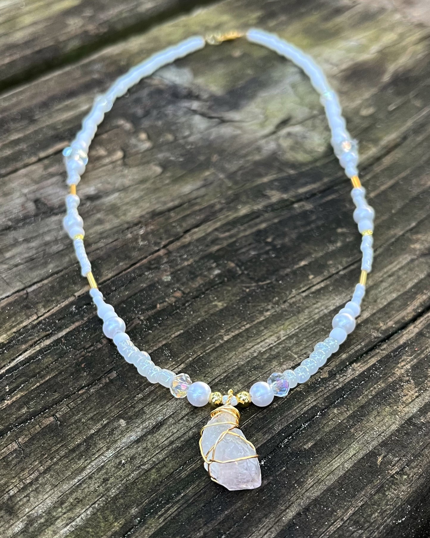 Light Of The World Crystal Necklace