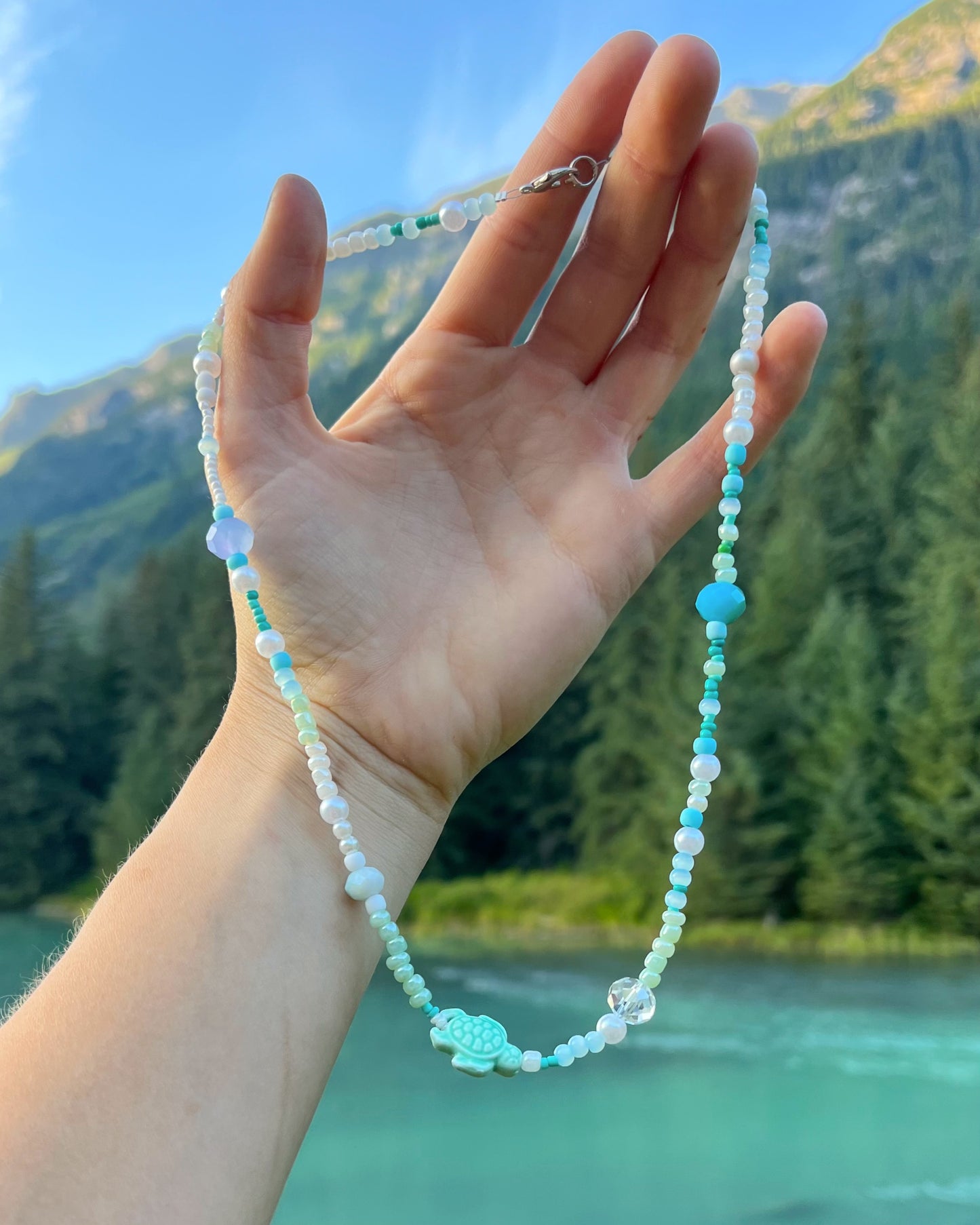 Arctic Turtle Necklace