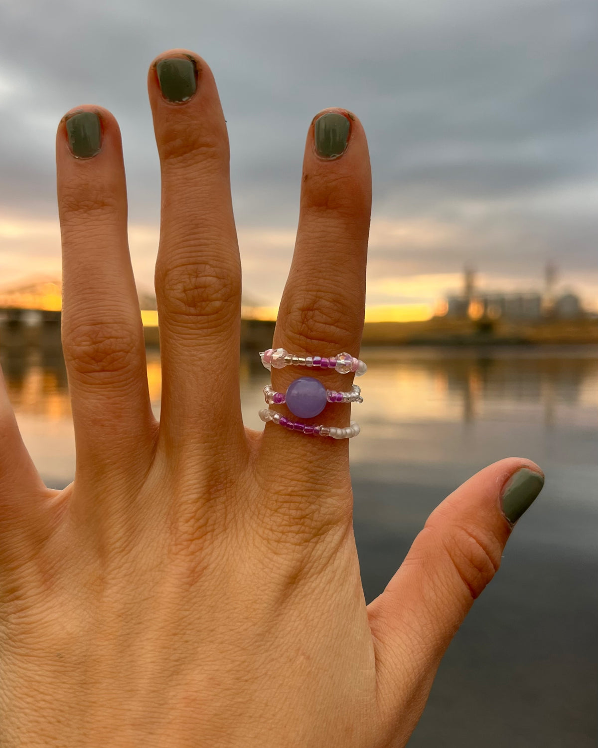 Fireweed Ring Set