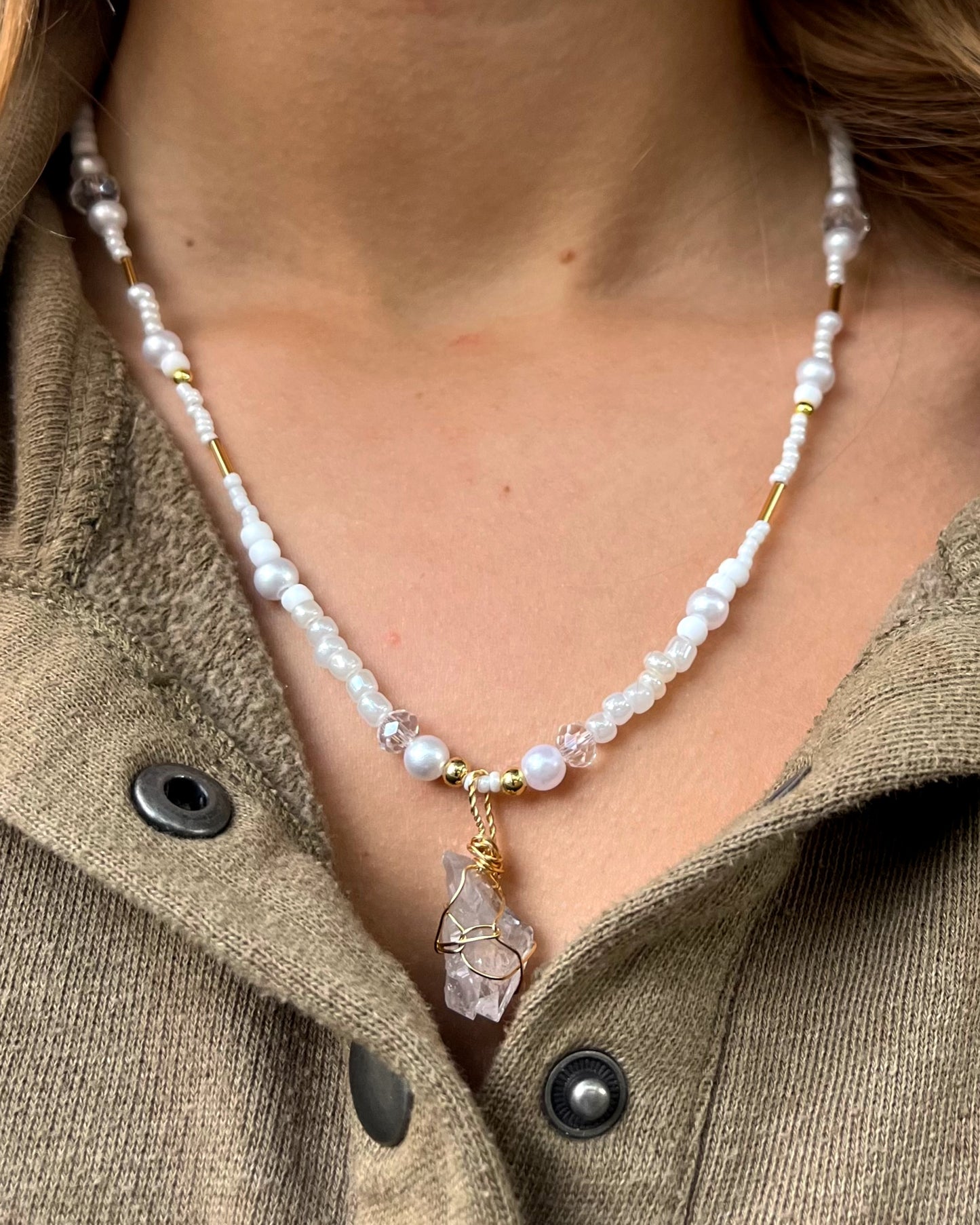 Light Of The World Crystal Necklace