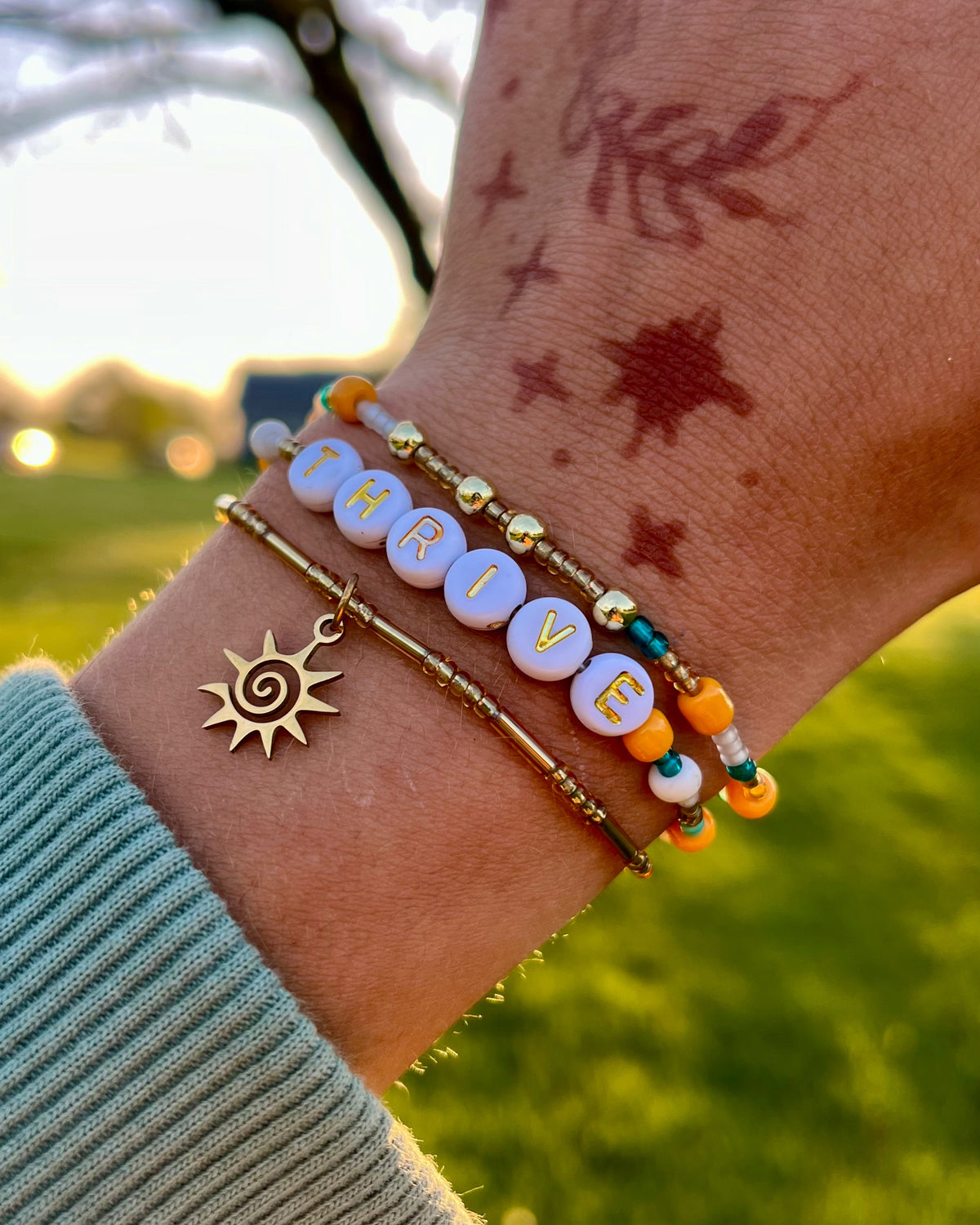 Thrive And Shine Bracelet Set