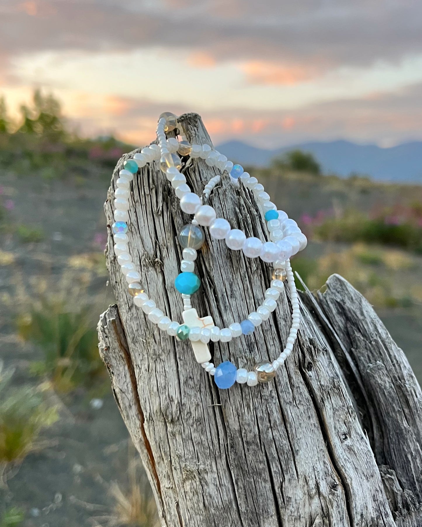 Lake Clark Cross Bracelet Set