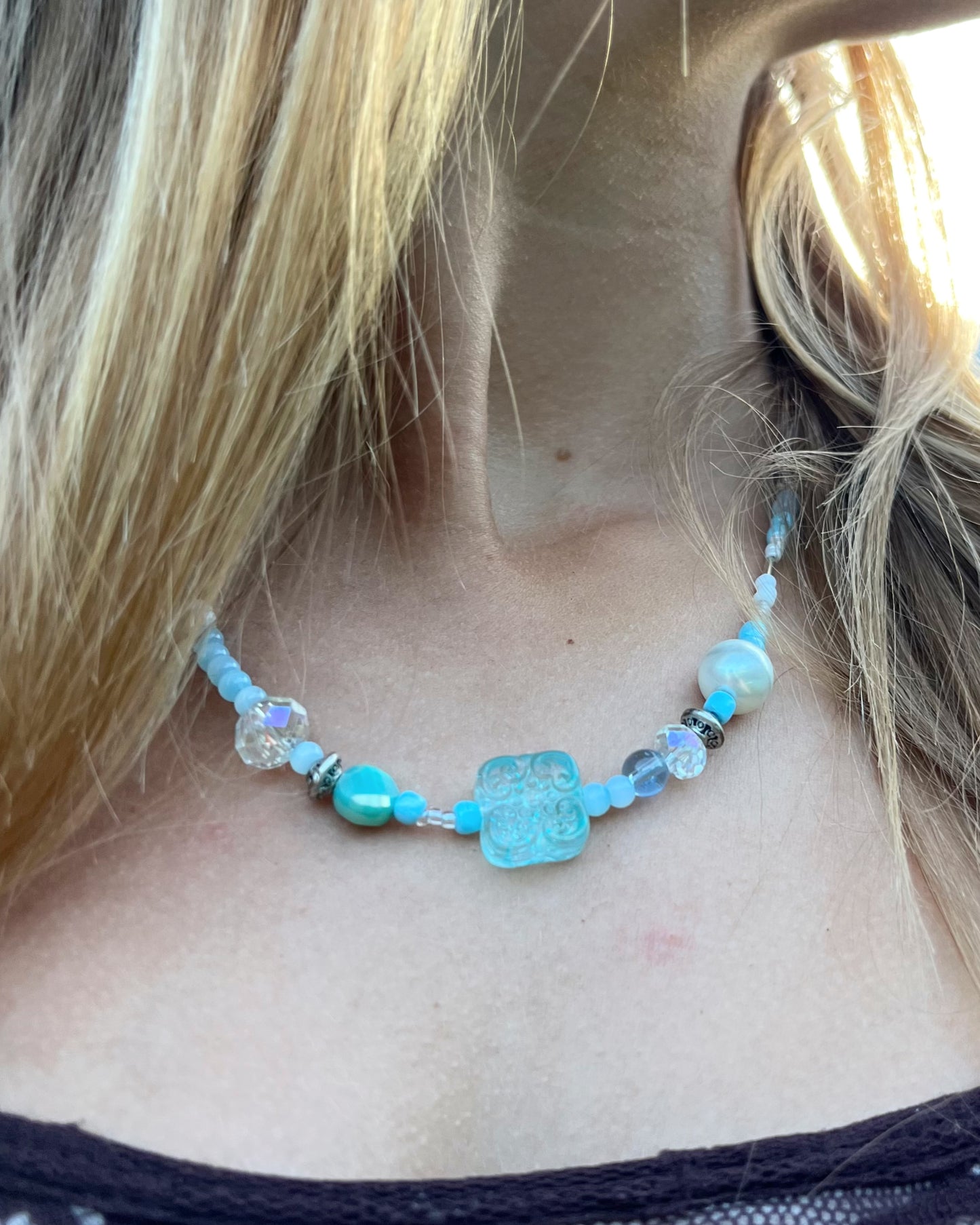 Glacial Blues Necklace