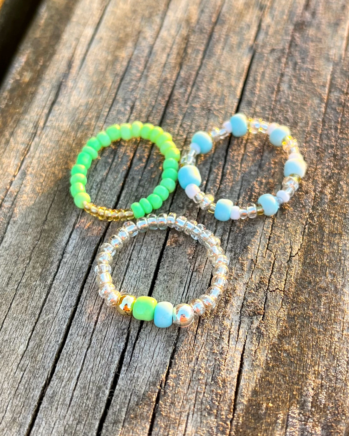 Tart Turquoise Ring Set