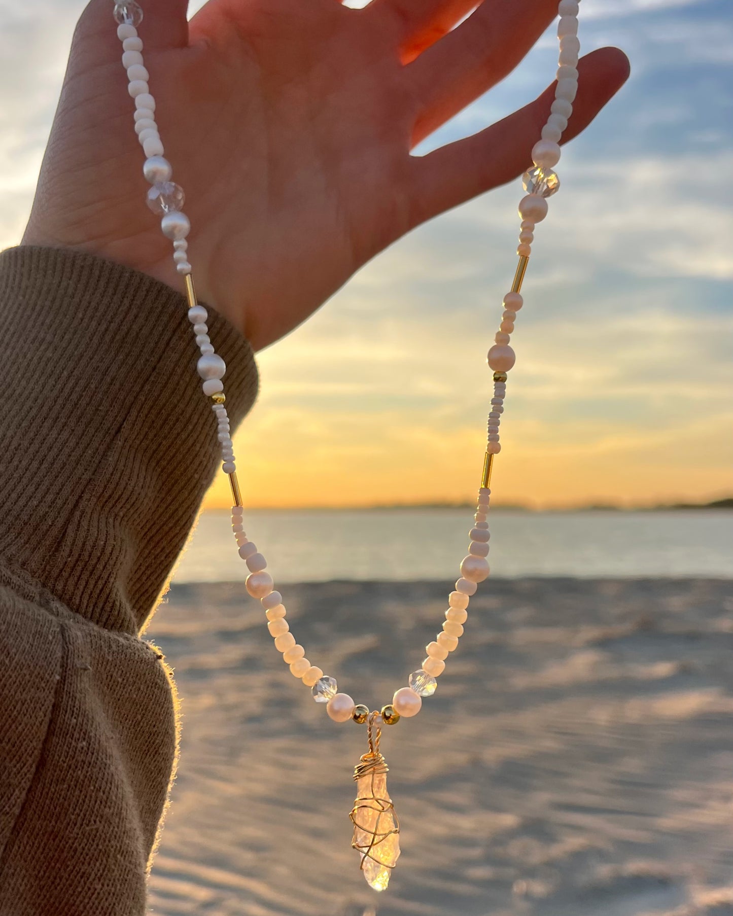 Light Of The World Crystal Necklace