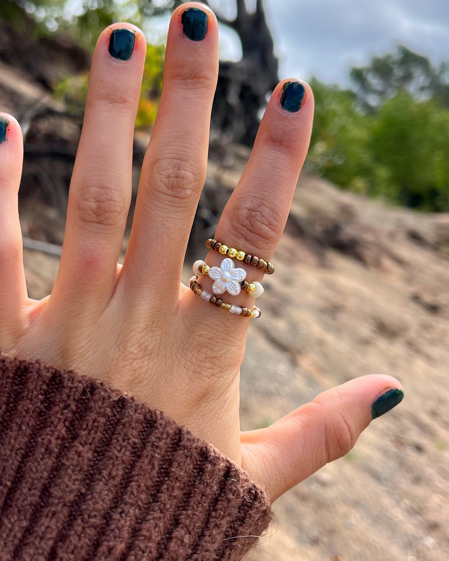 Brown Sugar Ring Set