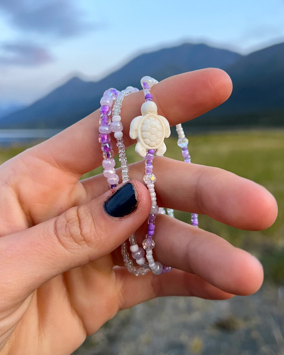 Lupine Turtle Bracelet Set
