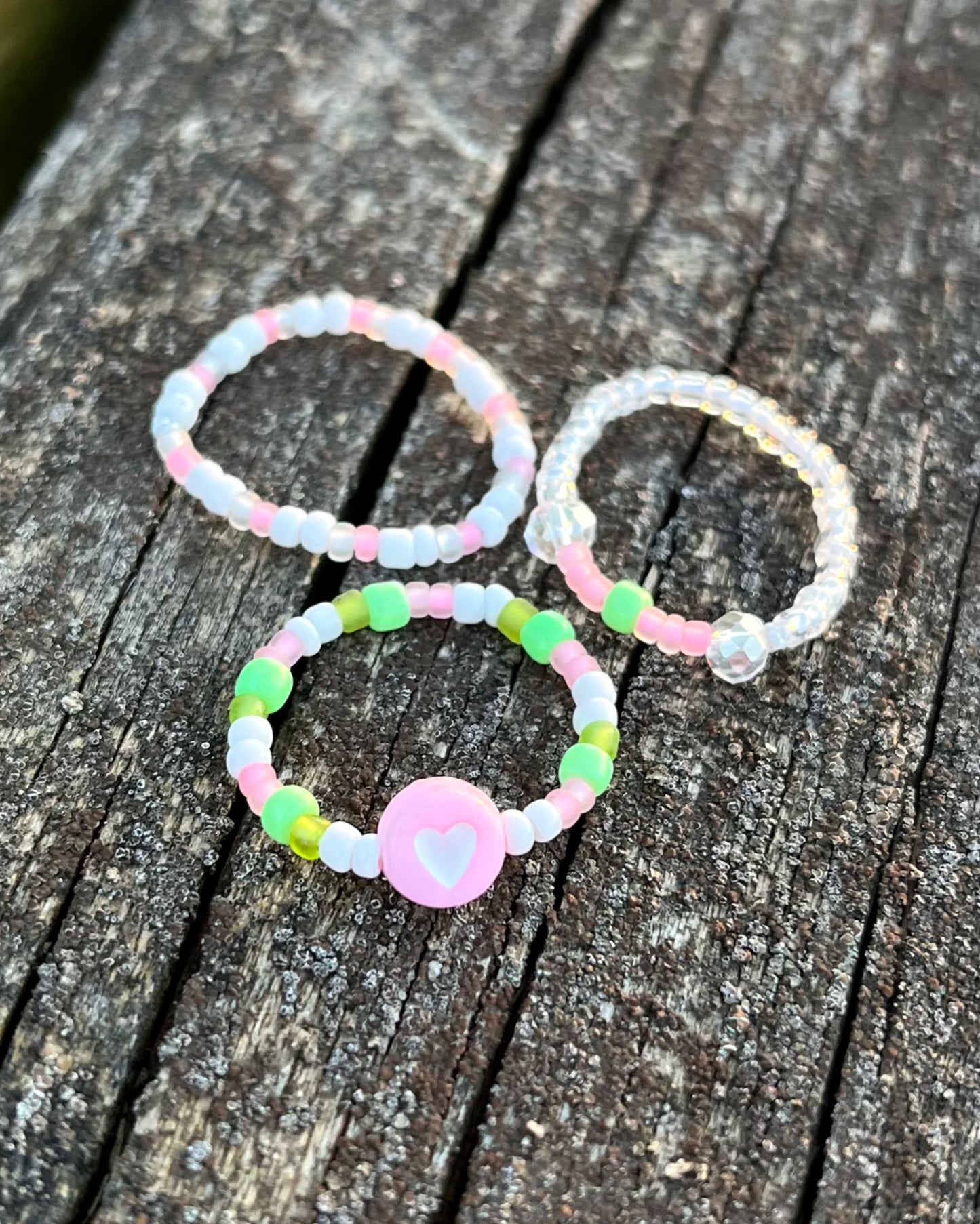 Cherry Blossom Ring Set