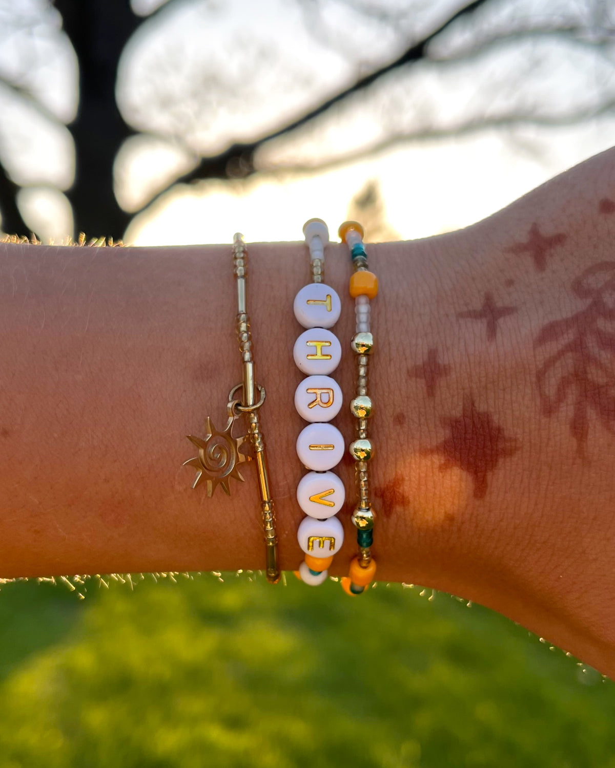 Thrive And Shine Bracelet Set