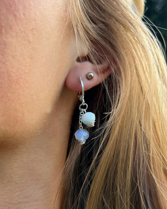 Blue Ice Earrings