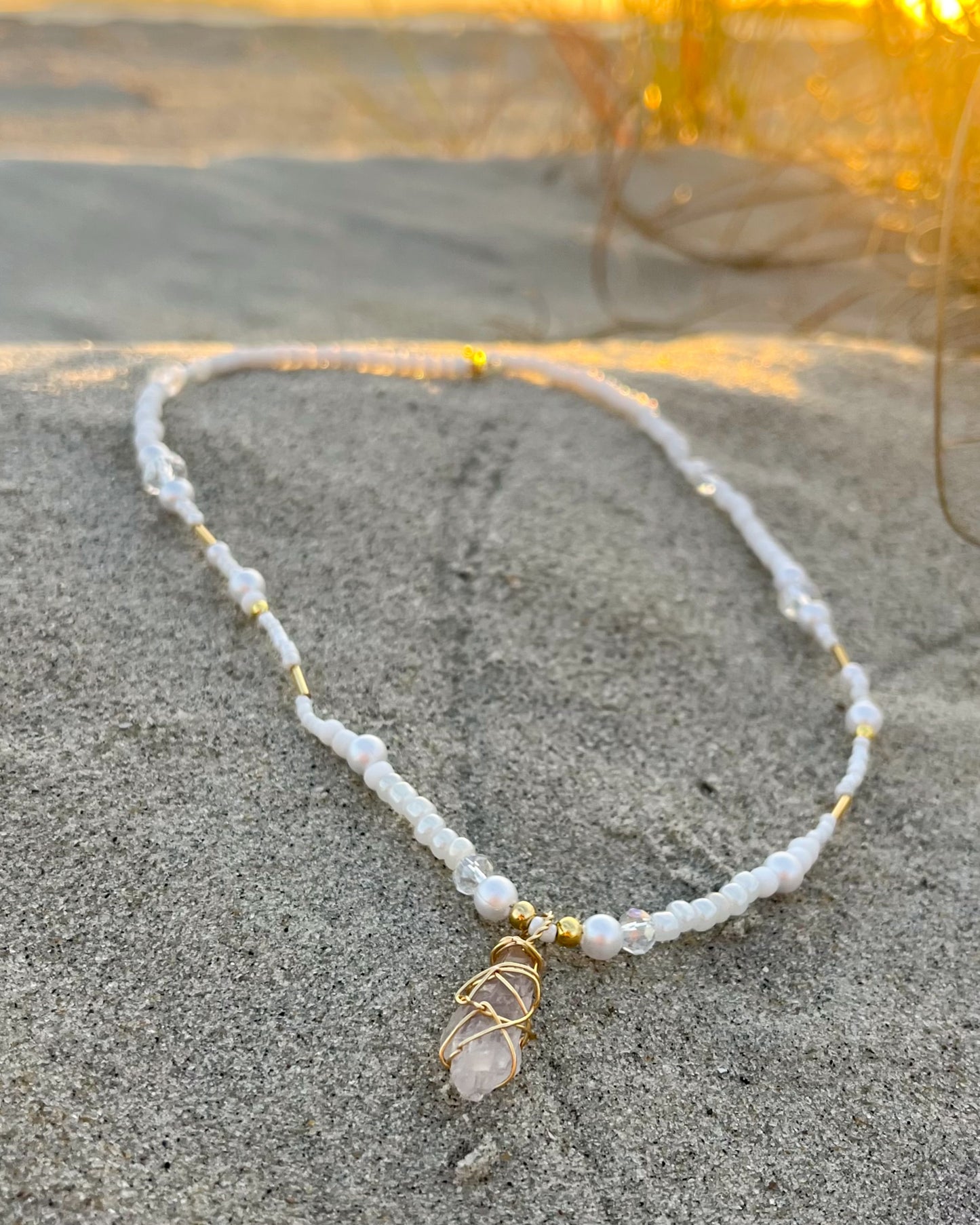 Light Of The World Crystal Necklace