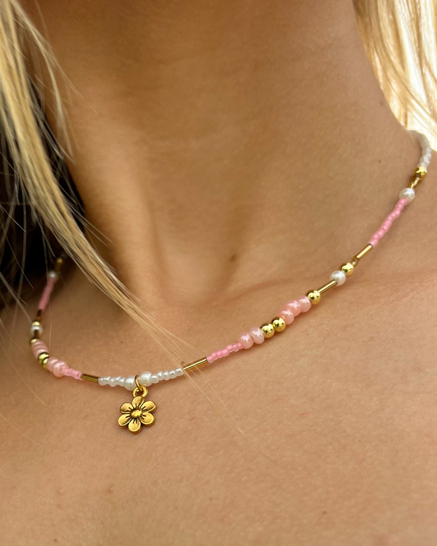 Pink Honey Necklace
