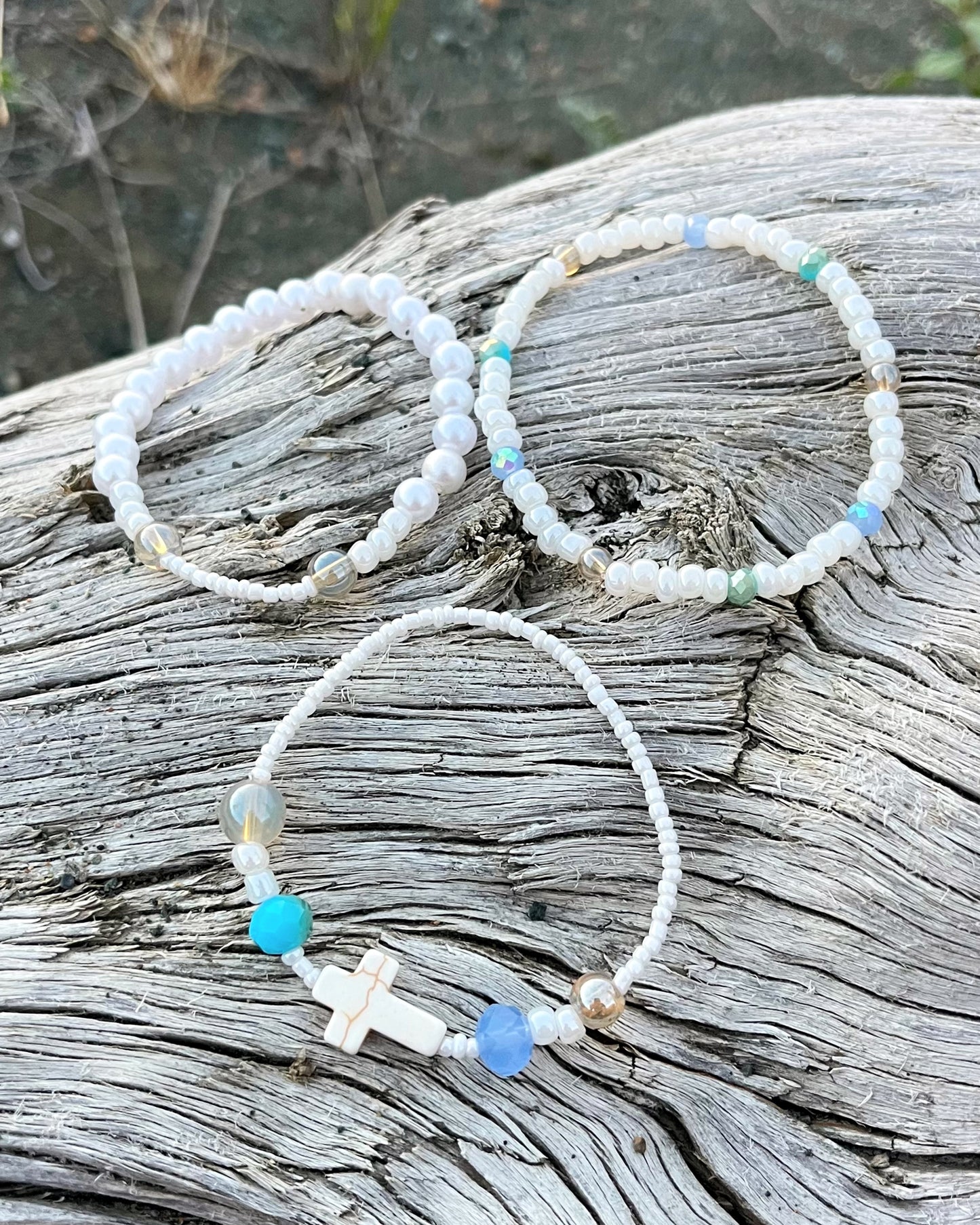 Lake Clark Cross Bracelet Set