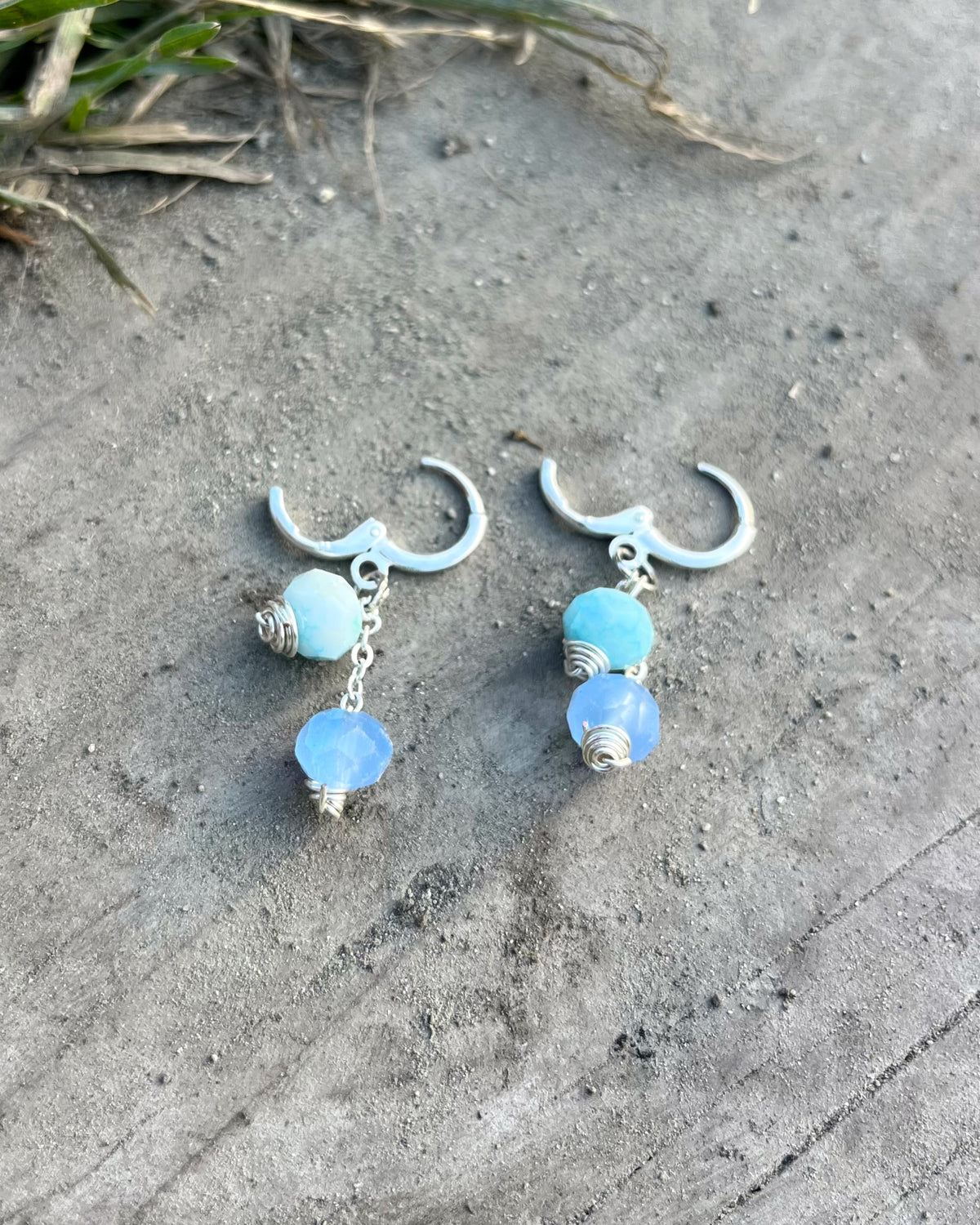 Blue Ice Earrings