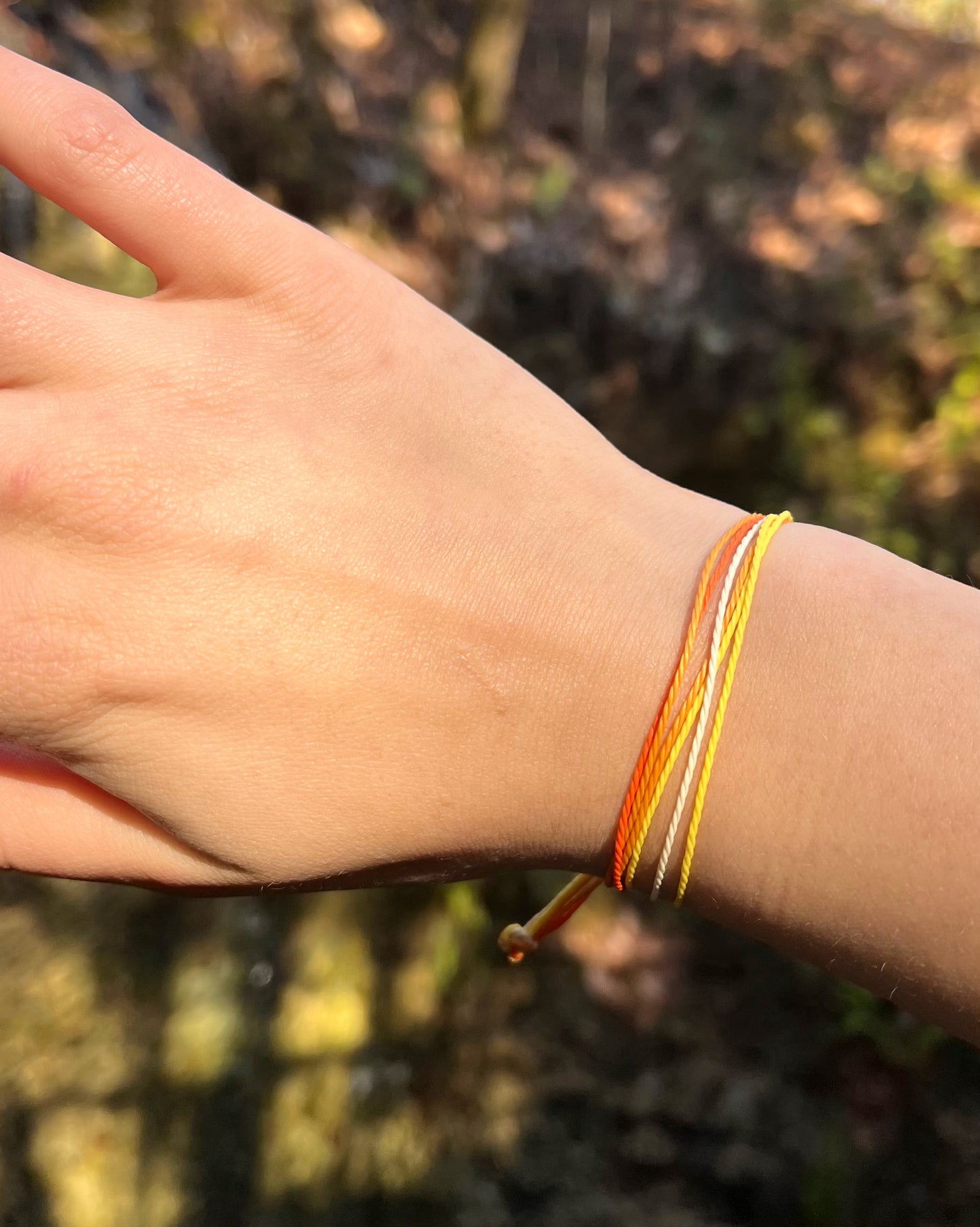 Citrus wax string bracelet